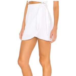 Show Me Your MuMu Iva White Wrap Skirt